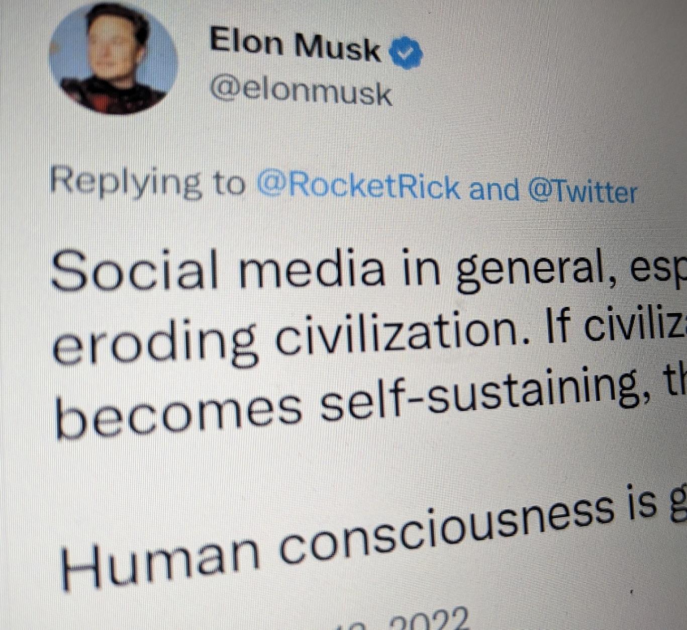 ElonMuskTweet12月13日